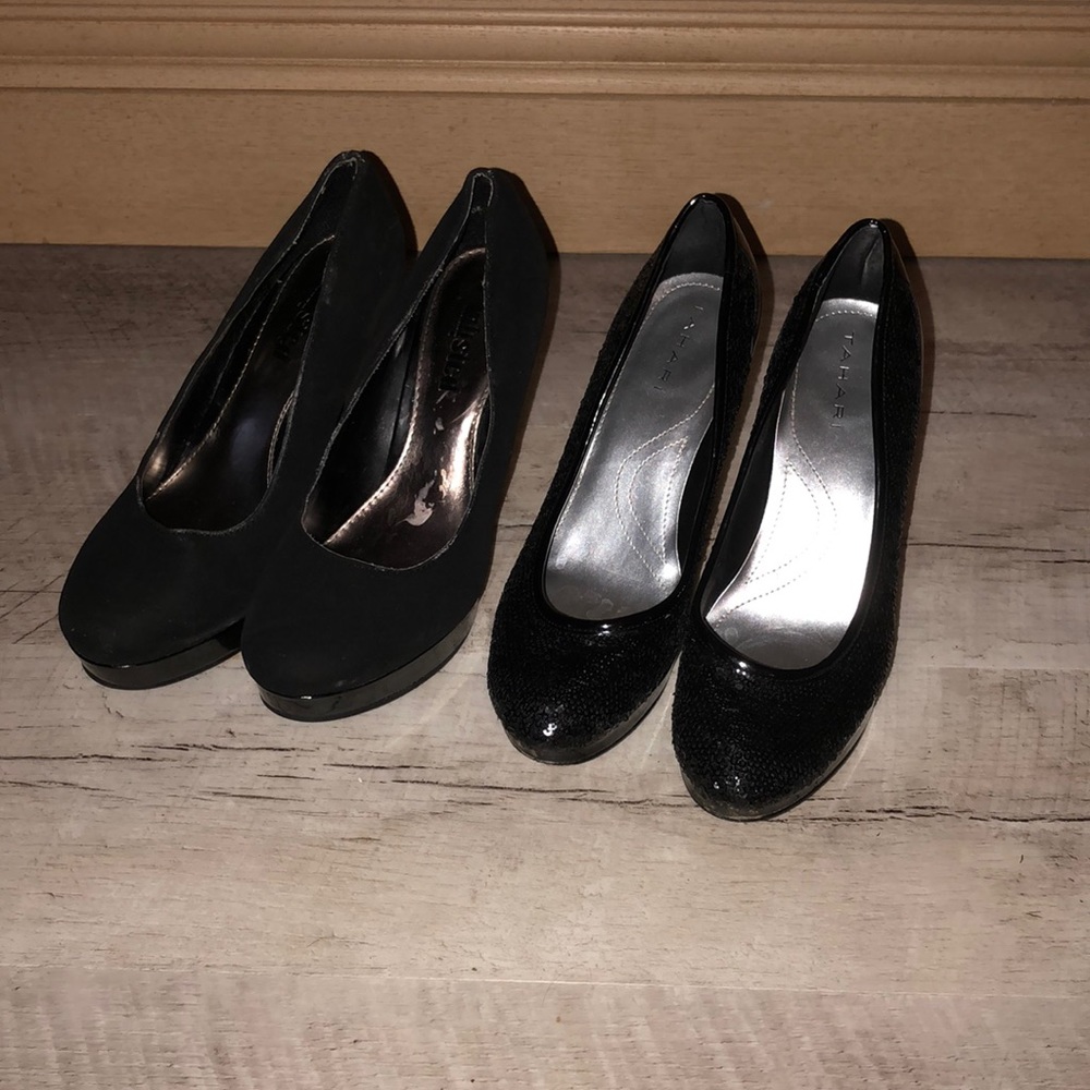 Black heels